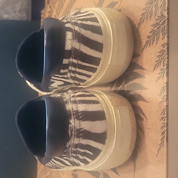 SAINT LAURENT mens pony hair slip on shoes - Picture 4 of 7